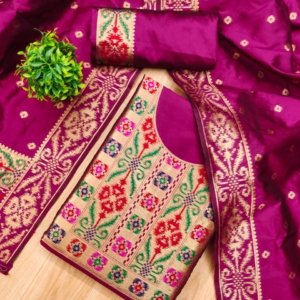 Premium Ikkat Silk Dress Material Collection - Image 7