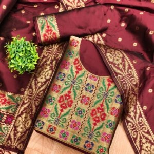 Premium Ikkat Silk Dress Material Collection - Image 5