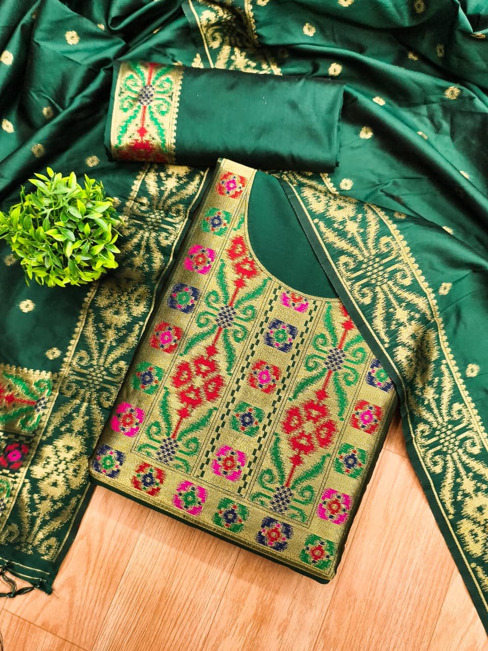 Premium Ikkat Silk Dress Material Collection - Image 6