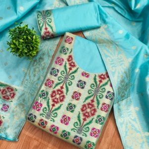Premium Ikkat Silk Dress Material Collection - Image 14
