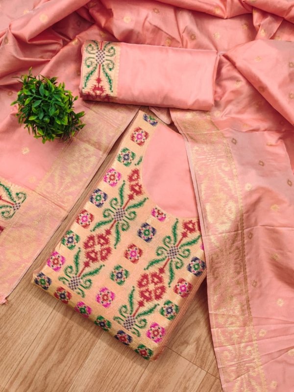 Premium Ikkat Silk Dress Material Collection