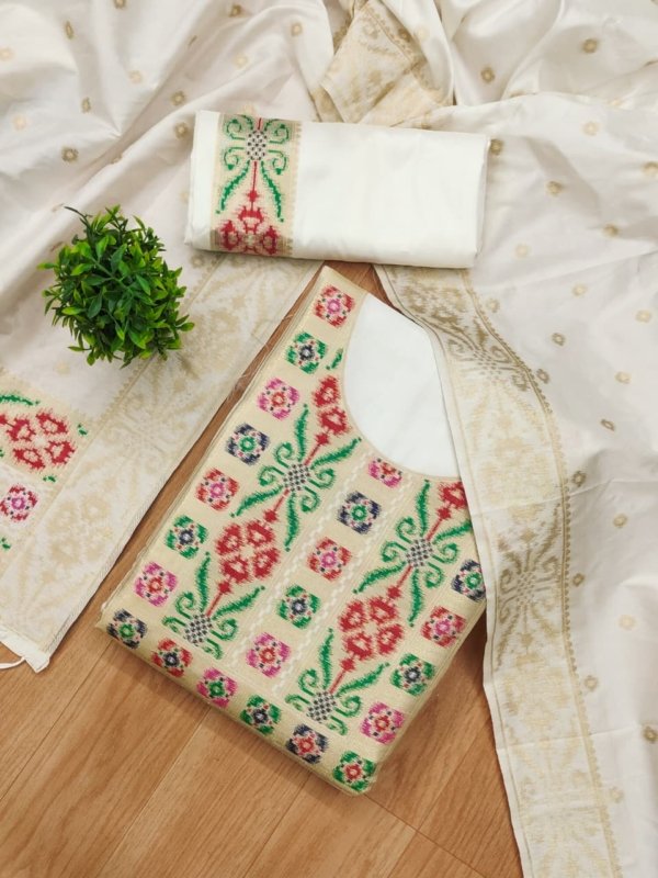 Premium Ikkat Silk Dress Material Collection