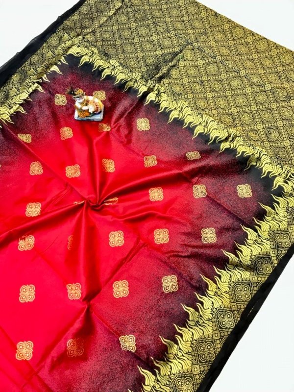 Handloom Ikkat Zari Silk Saree