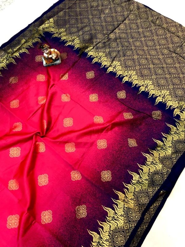 Handloom Ikkat Zari Silk Saree