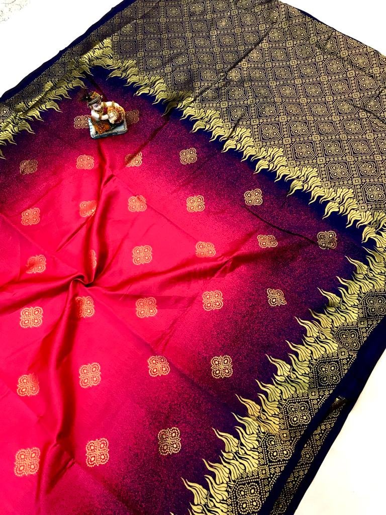 Handloom Ikkat Zari Silk Saree - Image 5