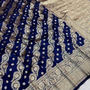 Auspicious Banarasi Silk Saree - Image 2