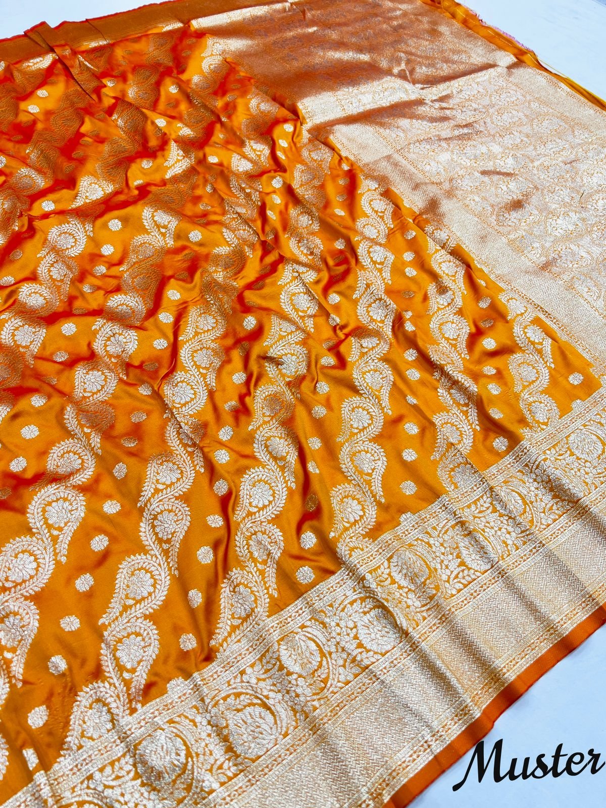 Auspicious Banarasi Silk Saree - Image 8