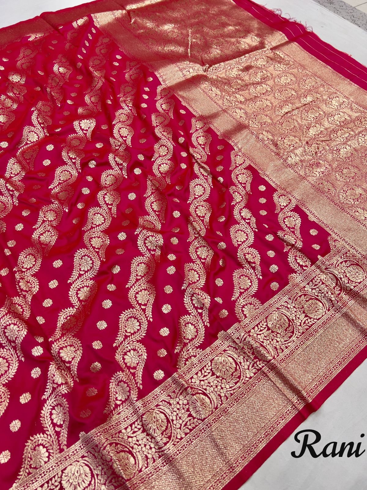 Auspicious Banarasi Silk Saree - Image 3