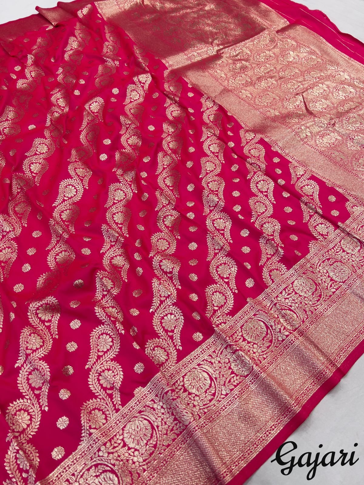 Auspicious Banarasi Silk Saree - Image 1