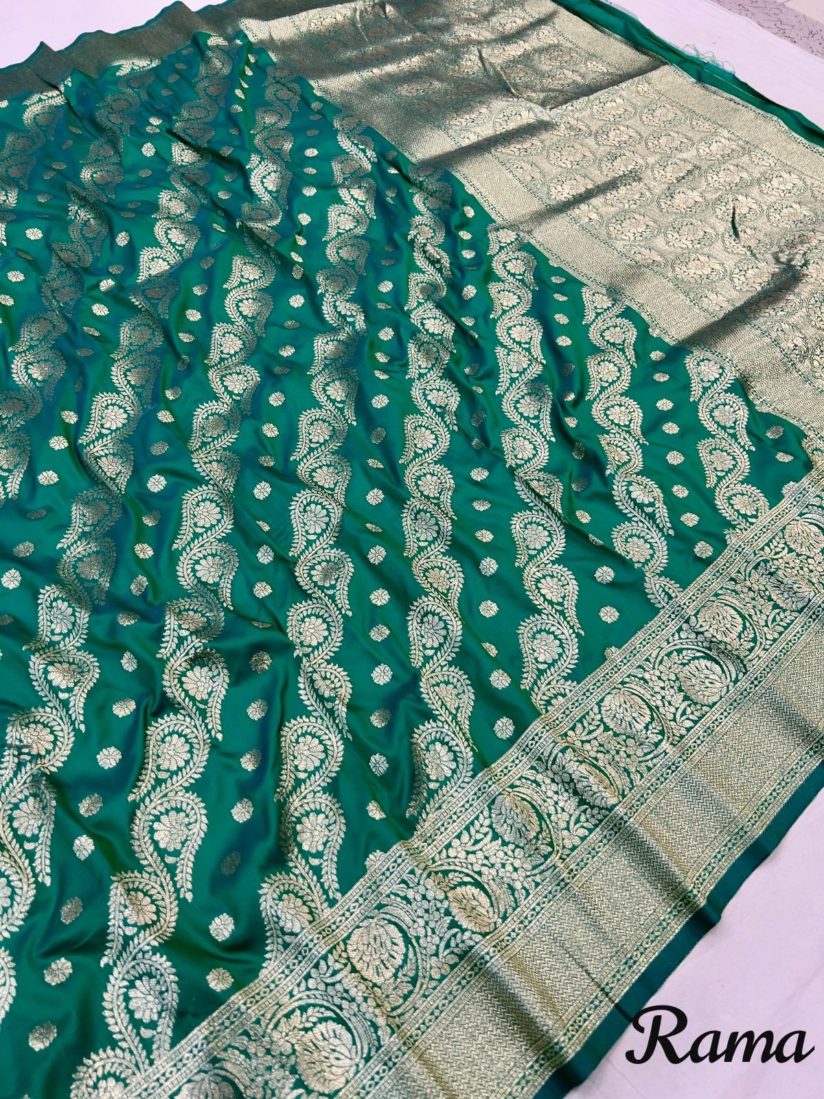 Auspicious Banarasi Silk Saree - Image 6