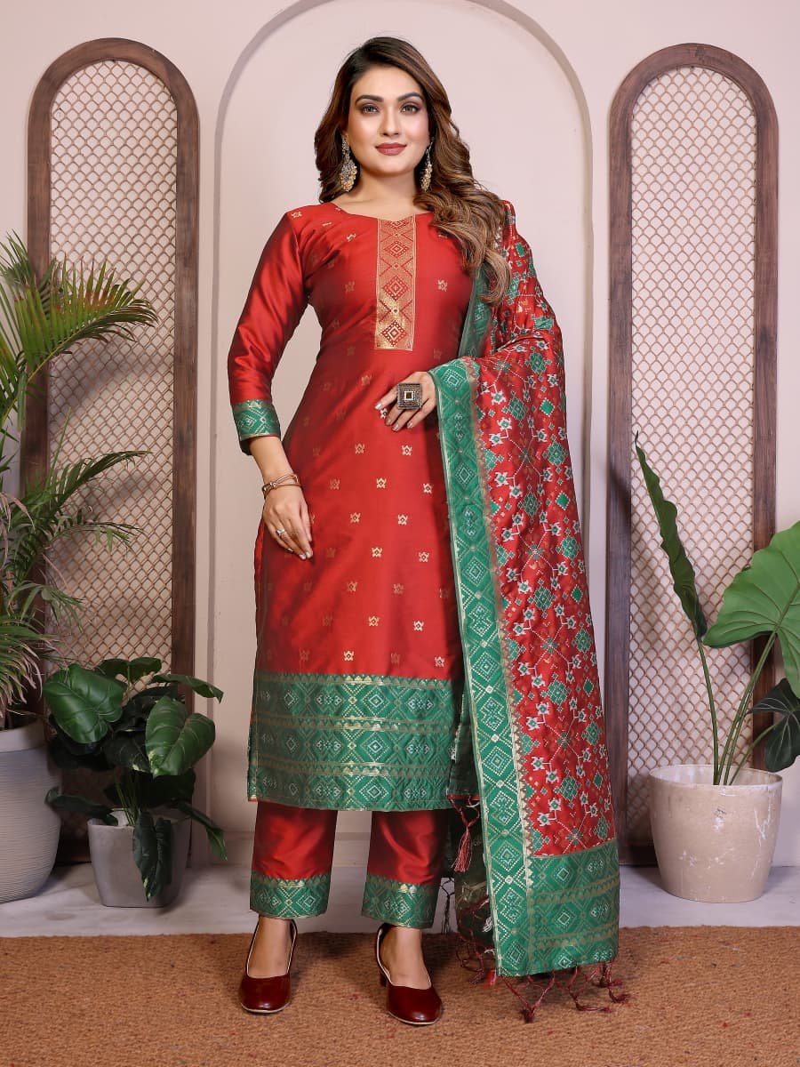 Premium Patola Silk Suit Collection - Image 5