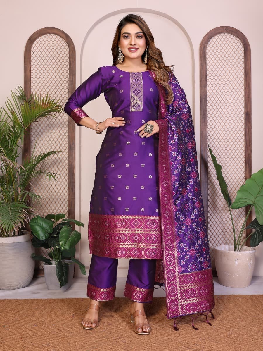 Premium Patola Silk Suit Collection - Image 2