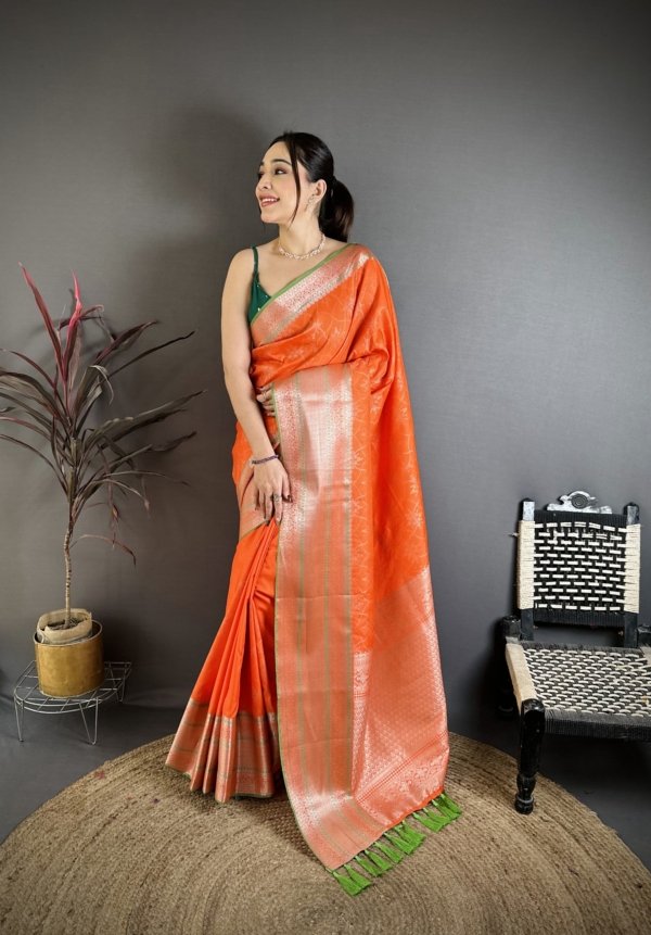 Banarasi Jacquard Silk Saree