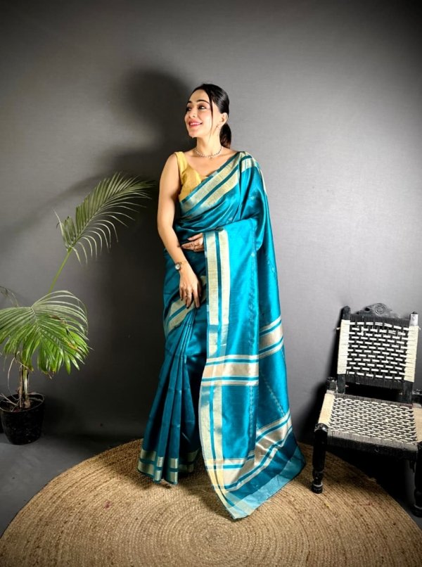 Royal Raw Silk Weaving Saree