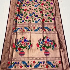Meena Zari Paithani Silk Saree