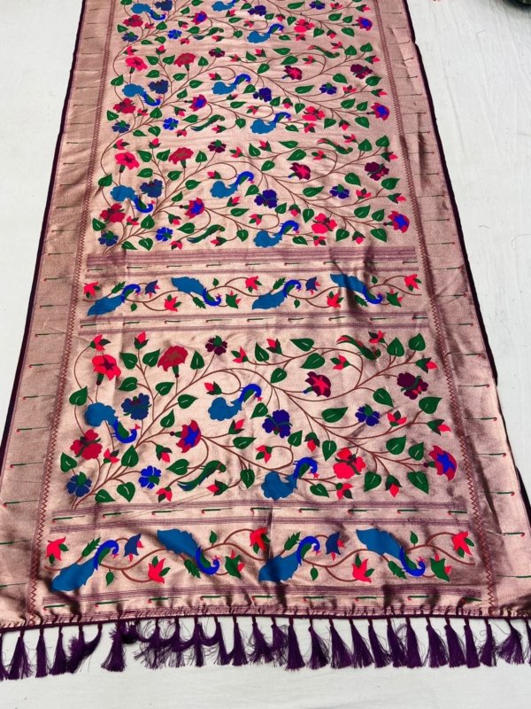 Meena Zari Paithani Silk Saree