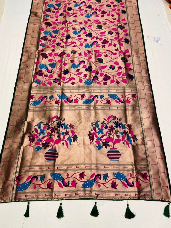 Meena Zari Paithani Silk Saree