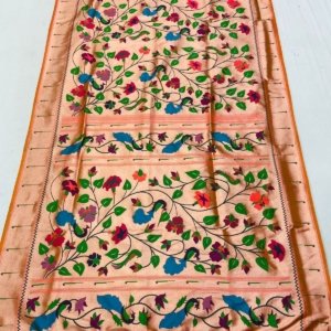 Meena Zari Paithani Silk Saree