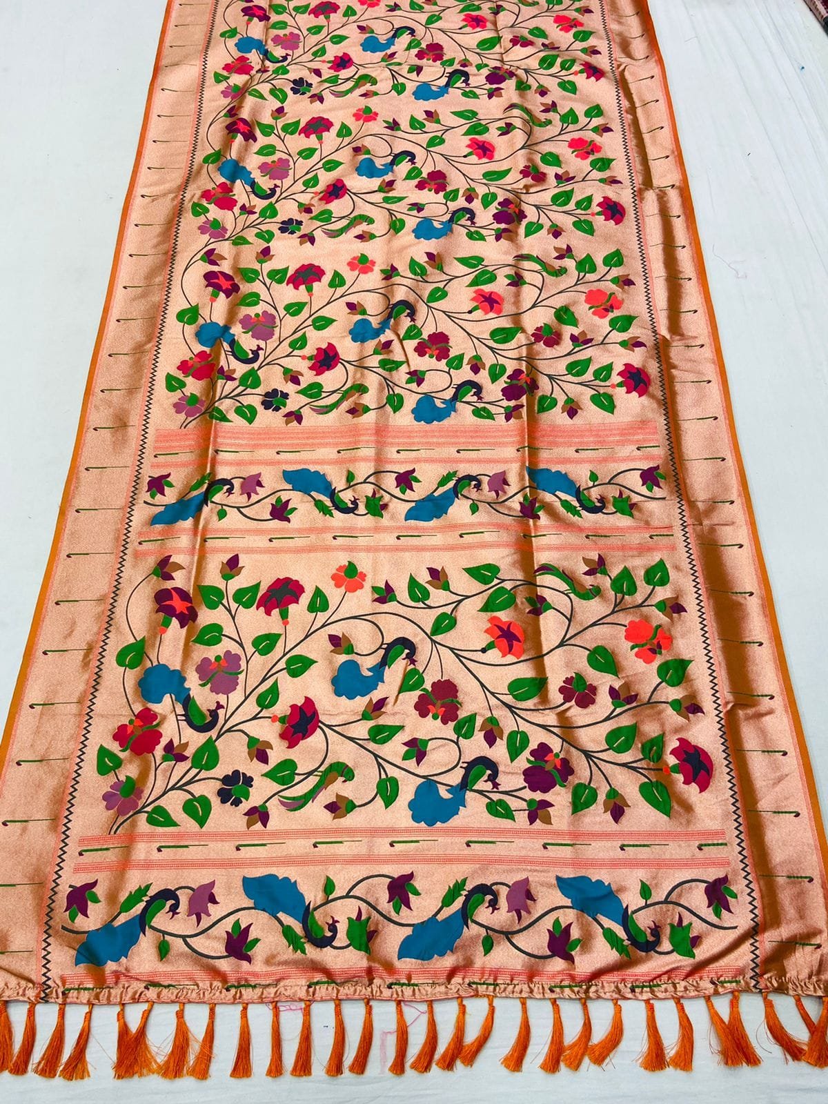Meena Zari Paithani Silk Saree - Image 1