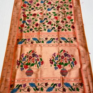 Meena Zari Paithani Silk Saree