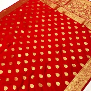 Tulsi Handloom Banarasi Silk Saree - Image 4