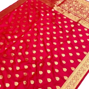 Tulsi Handloom Banarasi Silk Saree - Image 3