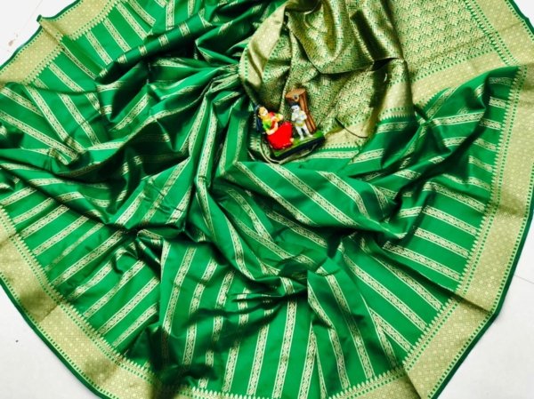 Meenakari Zari Banarasi Silk Saree