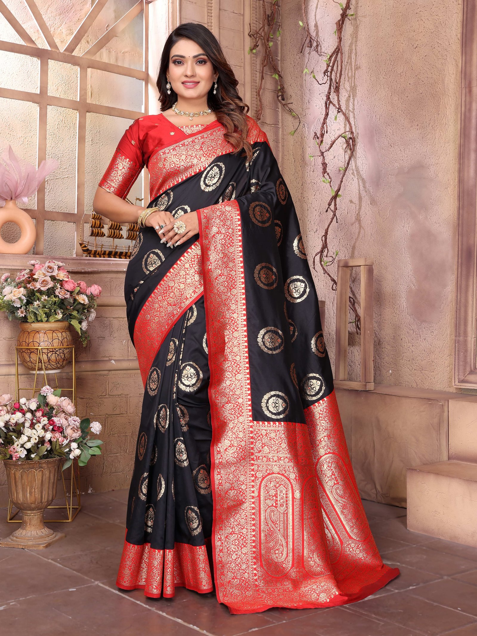 Kylaq Banarasi Zari Silk Saree - Image 2
