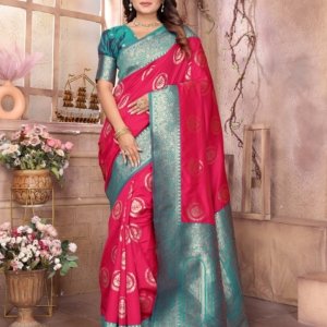 Kylaq Banarasi Zari Silk Saree - Image 4