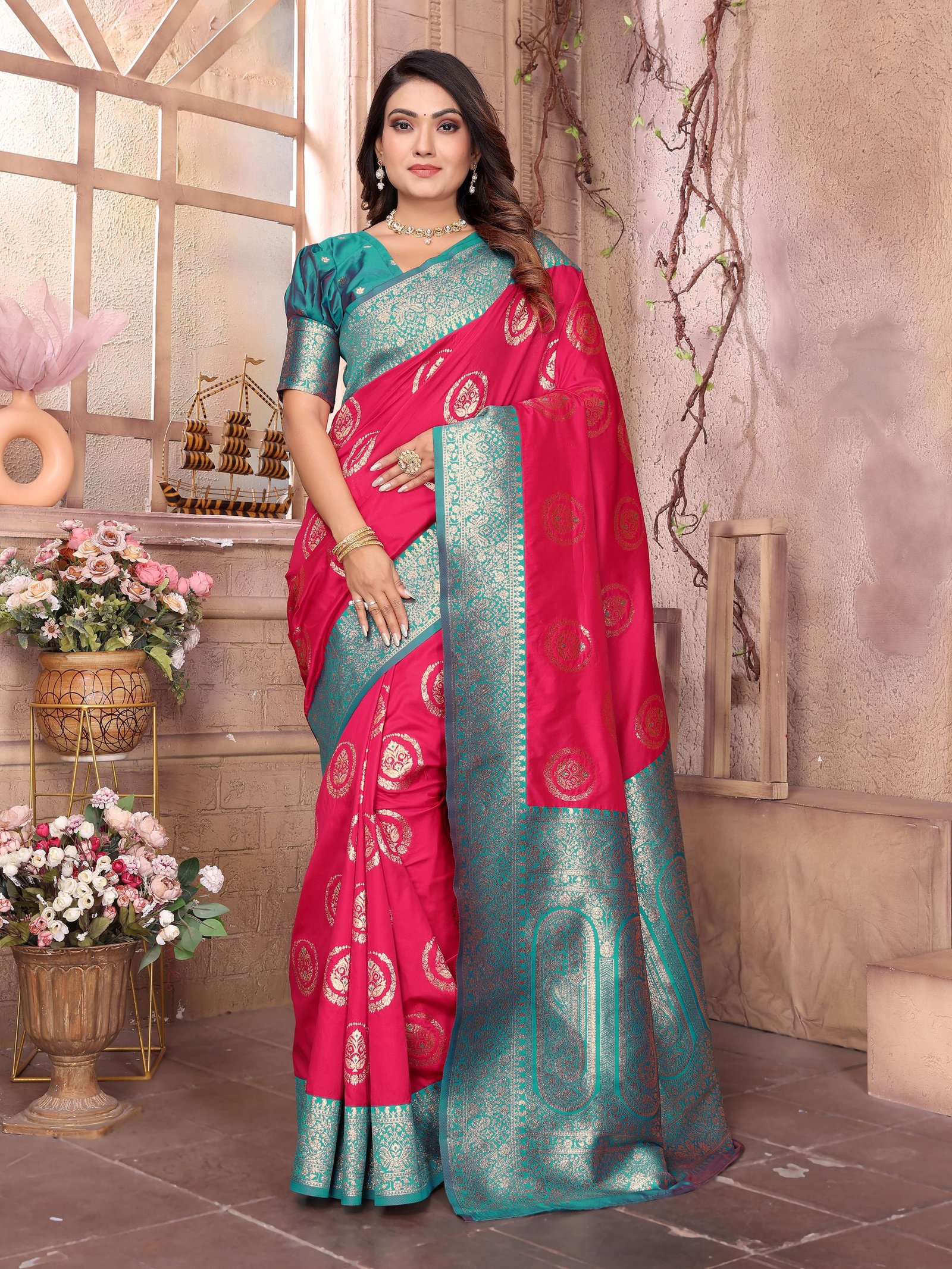 Kylaq Banarasi Zari Silk Saree - Image 4