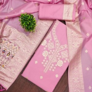 Premium Royal Paithani Silk Dress Material - Image 6
