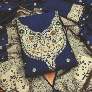Premium Royal Paithani Dress Material Collection - Image 4