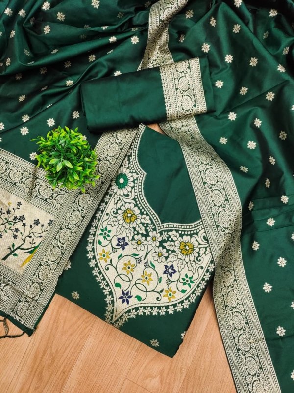 Premium Royal Paithani Dress Material Collection