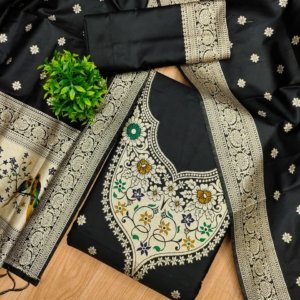 Premium Royal Paithani Dress Material Collection - Image 3