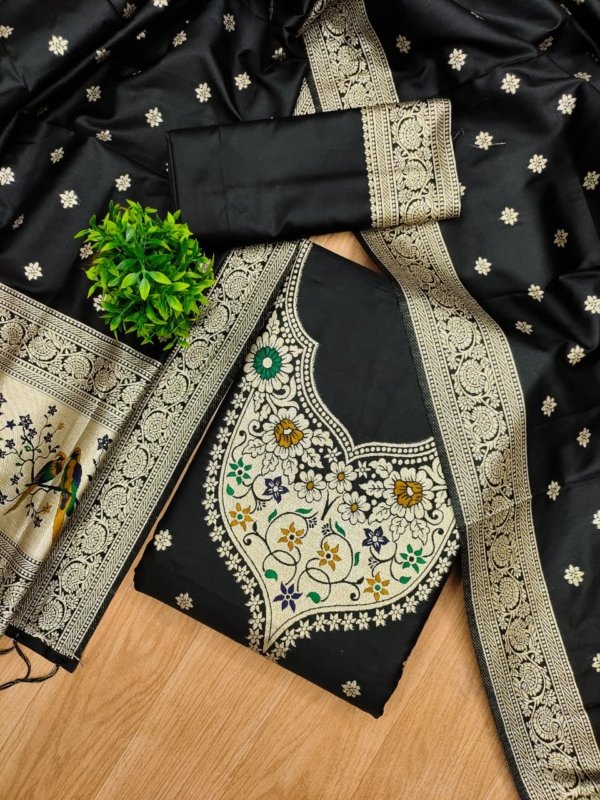 Premium Royal Paithani Dress Material Collection
