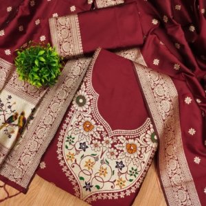 Premium Royal Paithani Dress Material Collection