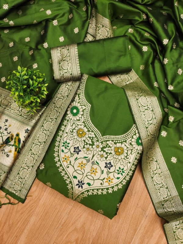 Premium Royal Paithani Dress Material Collection