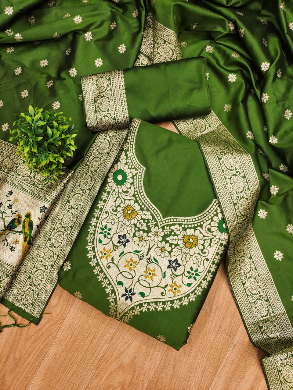 Premium Royal Paithani Dress Material Collection - Image 10
