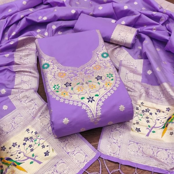 Premium Royal Paithani Dress Material Collection