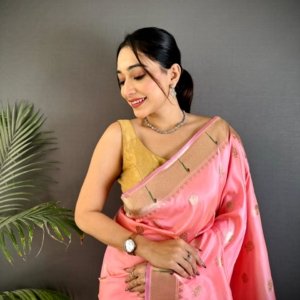 Royal Jalar Kanchipuram Silk Saree - Image 10