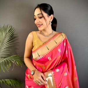 Royal Jalar Kanchipuram Silk Saree - Image 8
