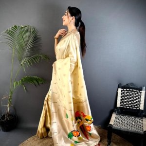 Royal Jalar Kanchipuram Silk Saree - Image 4