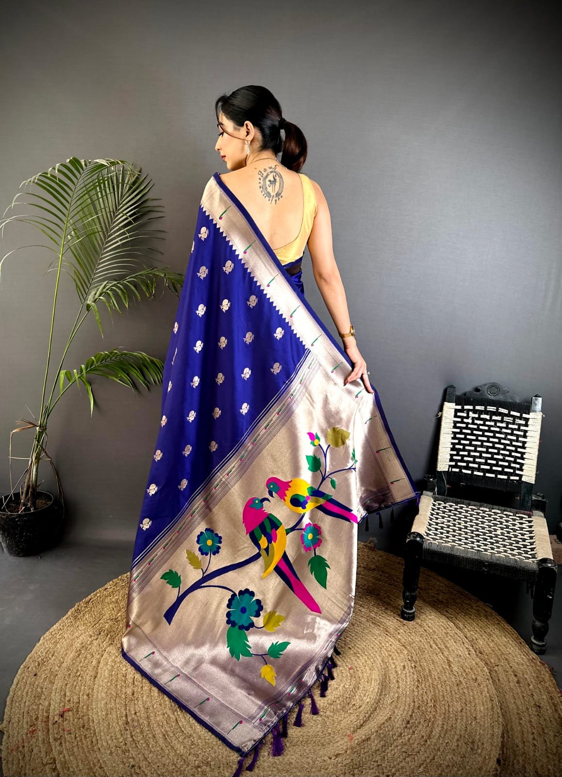 Royal Jalar Kanchipuram Silk Saree - Image 3