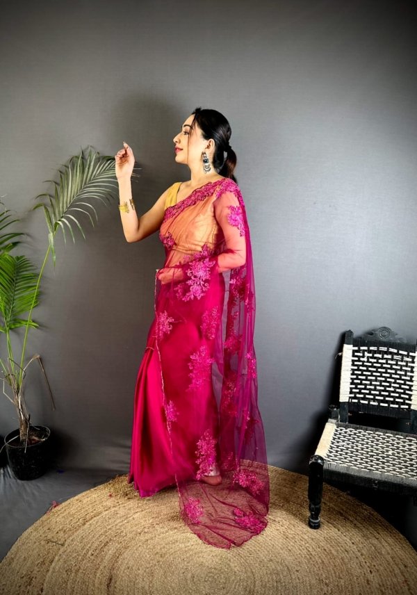 Velvet Glow Georgette Saree