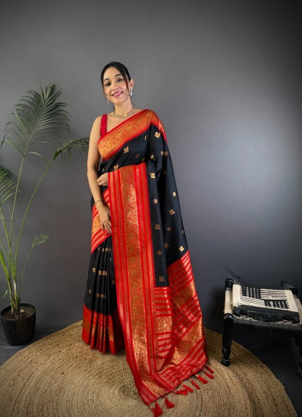 Two-Tone Narayan Soft Silk Saree