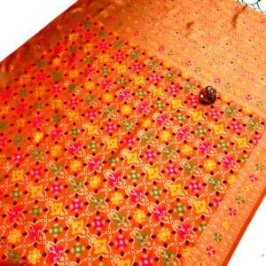Royal Meena Banarasi Patola Saree - Image 3