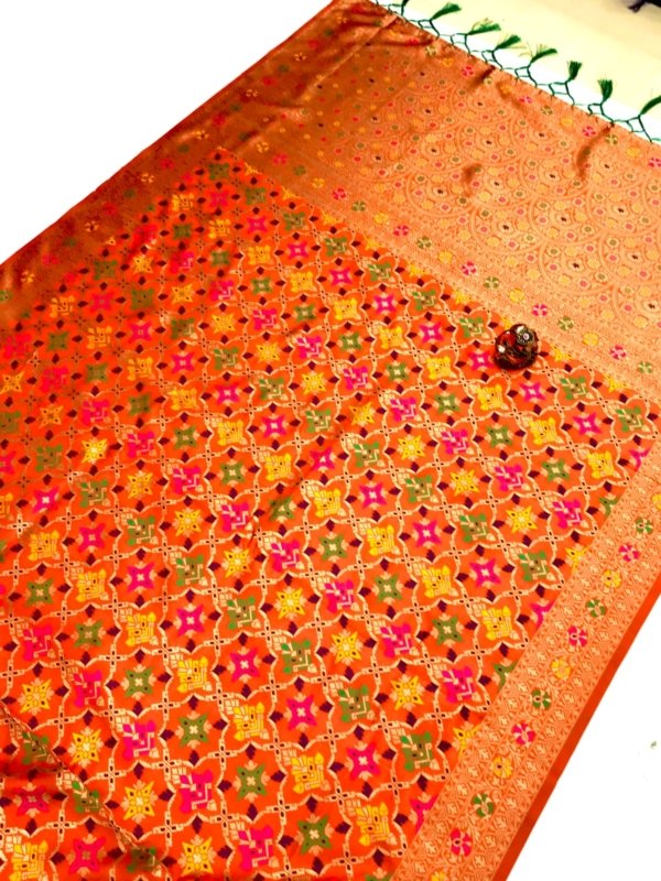 Royal Meena Banarasi Patola Saree