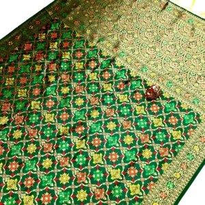 Royal Meena Banarasi Patola Saree - Image 4