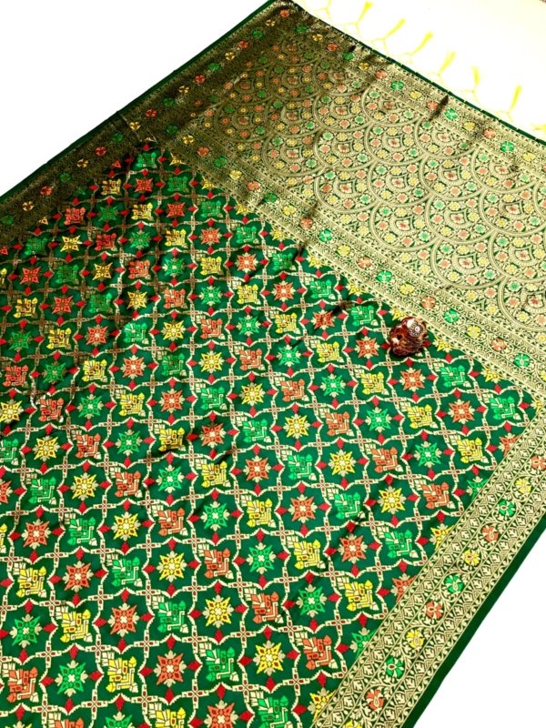 Royal Meena Banarasi Patola Saree