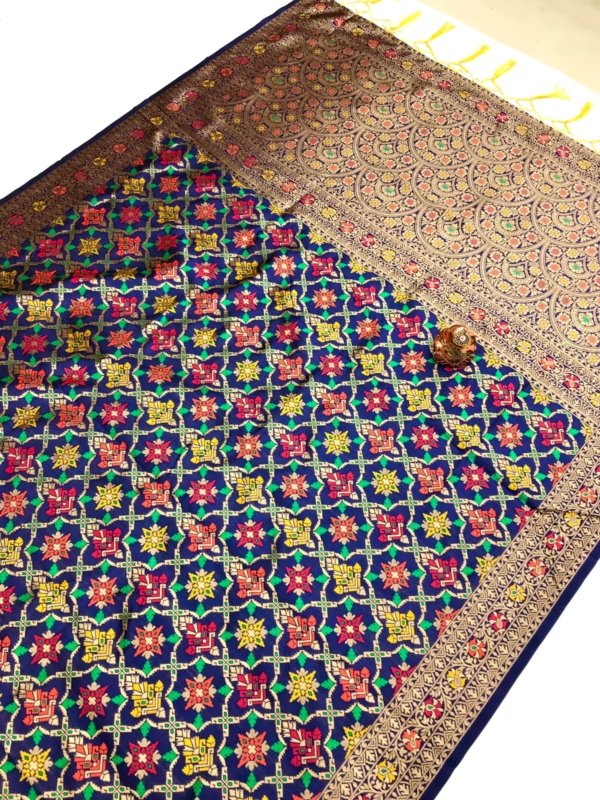 Royal Meena Banarasi Patola Saree